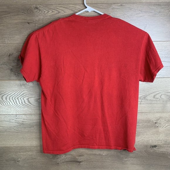 GILDAN Short Sleeve Mens XL America Coat of Arms Design Red - Picture 7 of 7